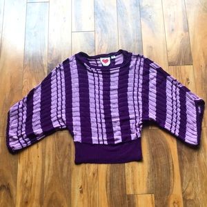 Derek Heart cropped sweater